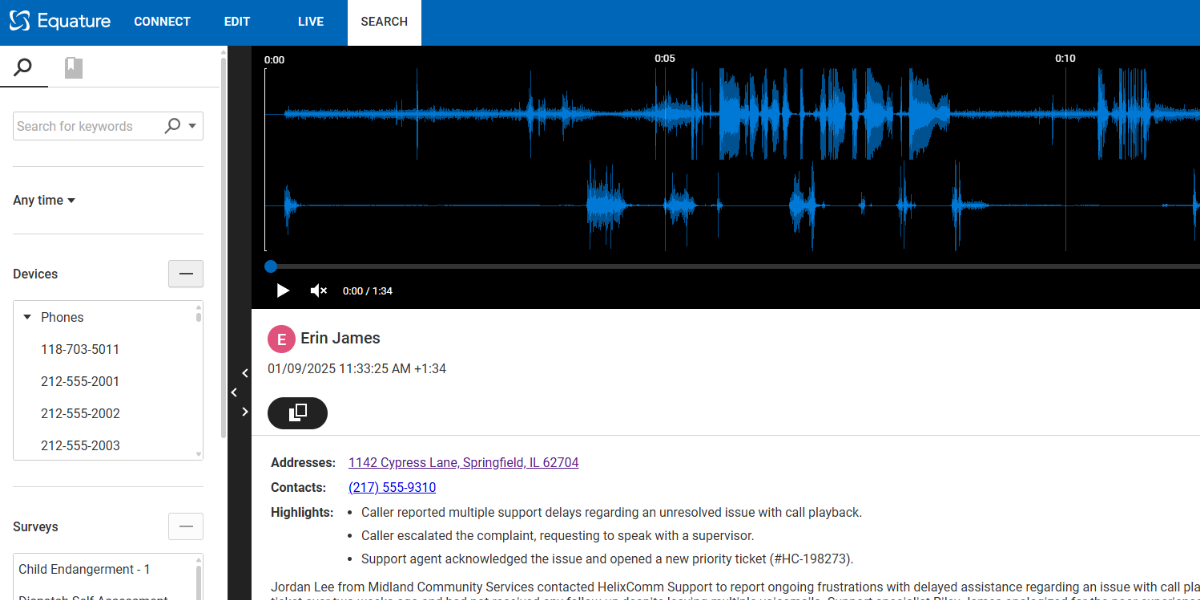 Automated transcription for accurate documentation and reporting. for Utilities & Energy